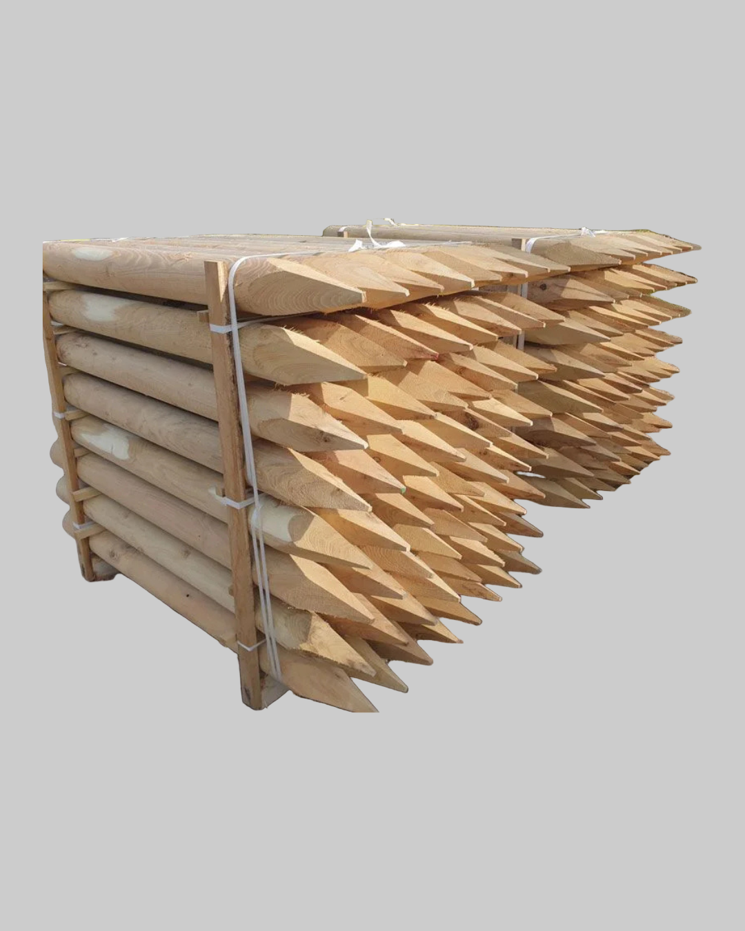 Svarvad robinia stolpe 80mm x 100mm