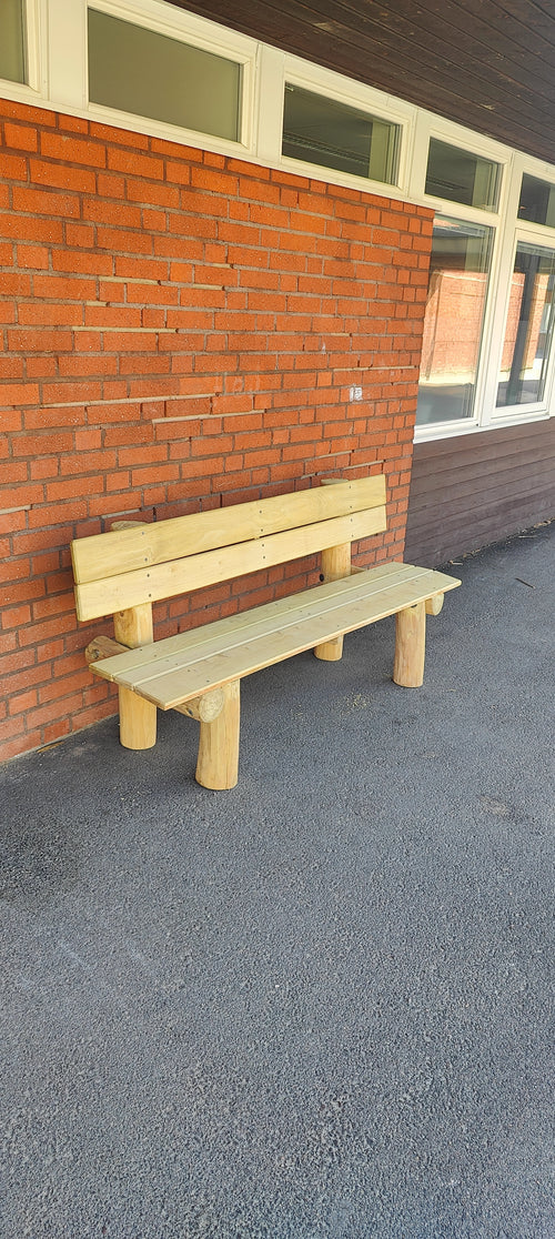 Fristående bänk 100% robinia trä
