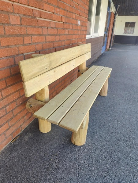 Fristående bänk 100% robinia trä