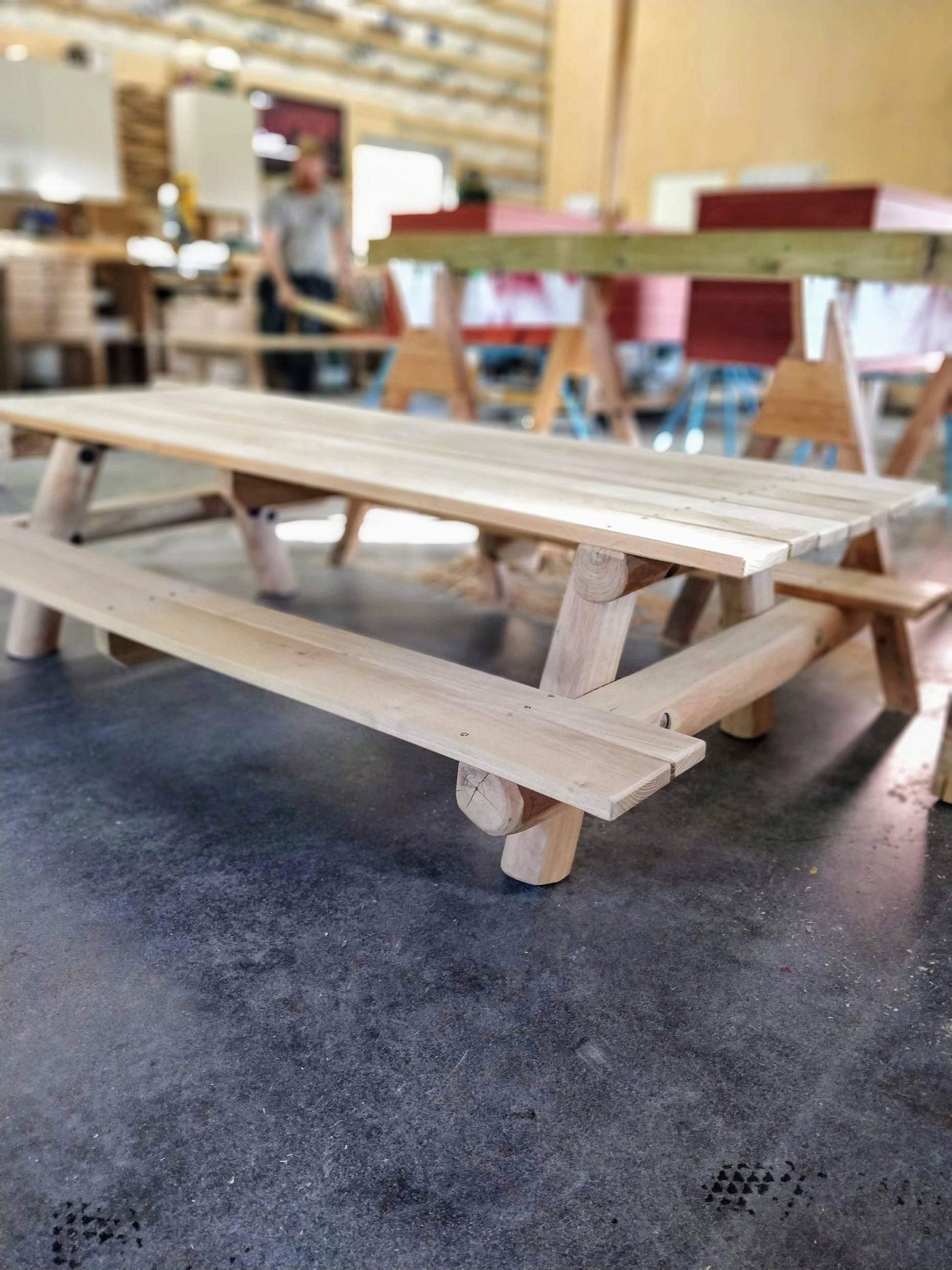 Picknickbänk robinia trä